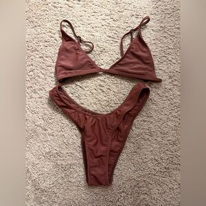 Minimale Animale Mirage Top and Wall Street Brief Bottoms Bikini Set